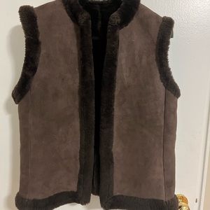 Vintage Suede fur Vest